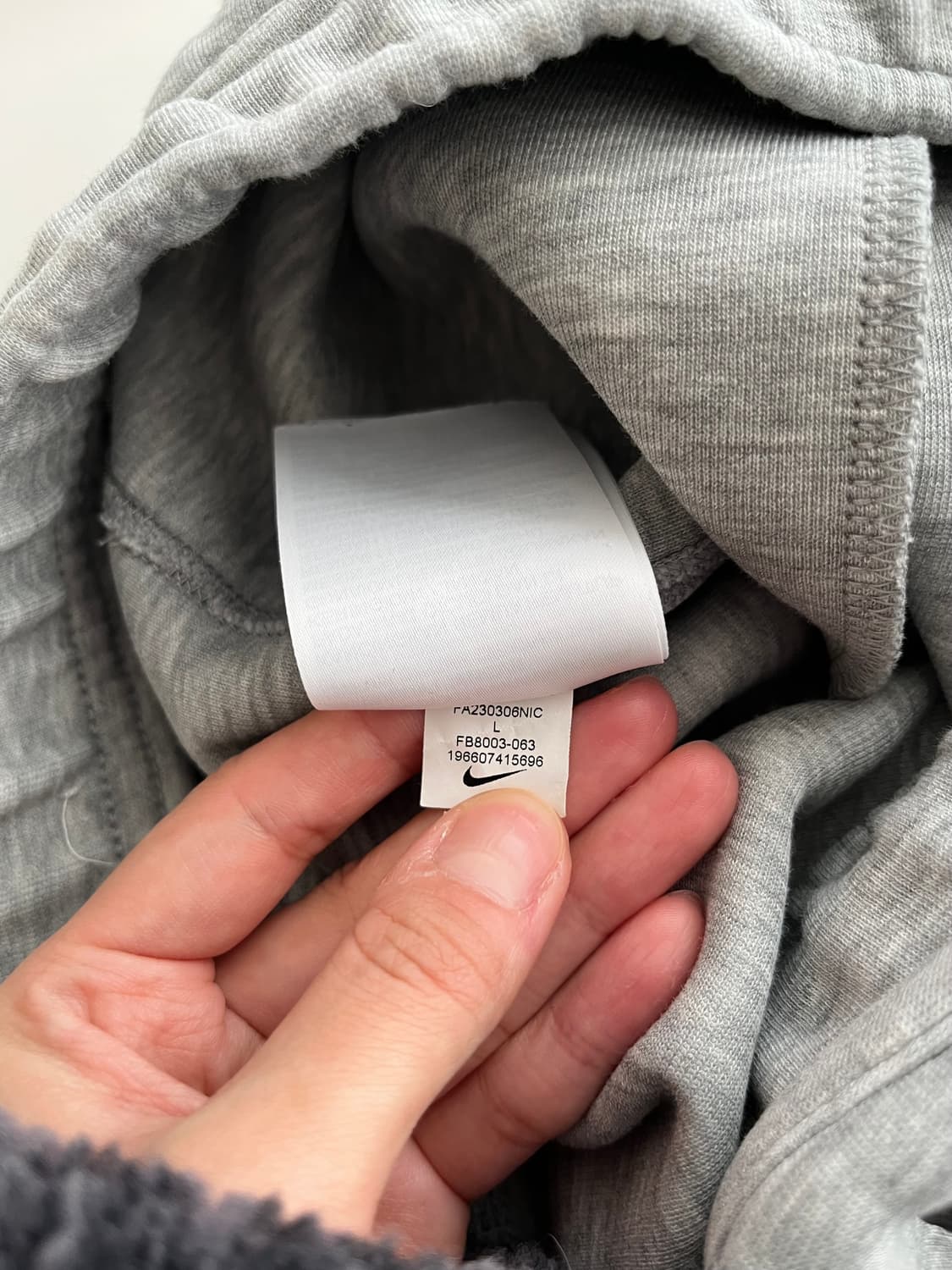 L) 나이키 테크팩 조거 팬츠 그레이 상품이미지6