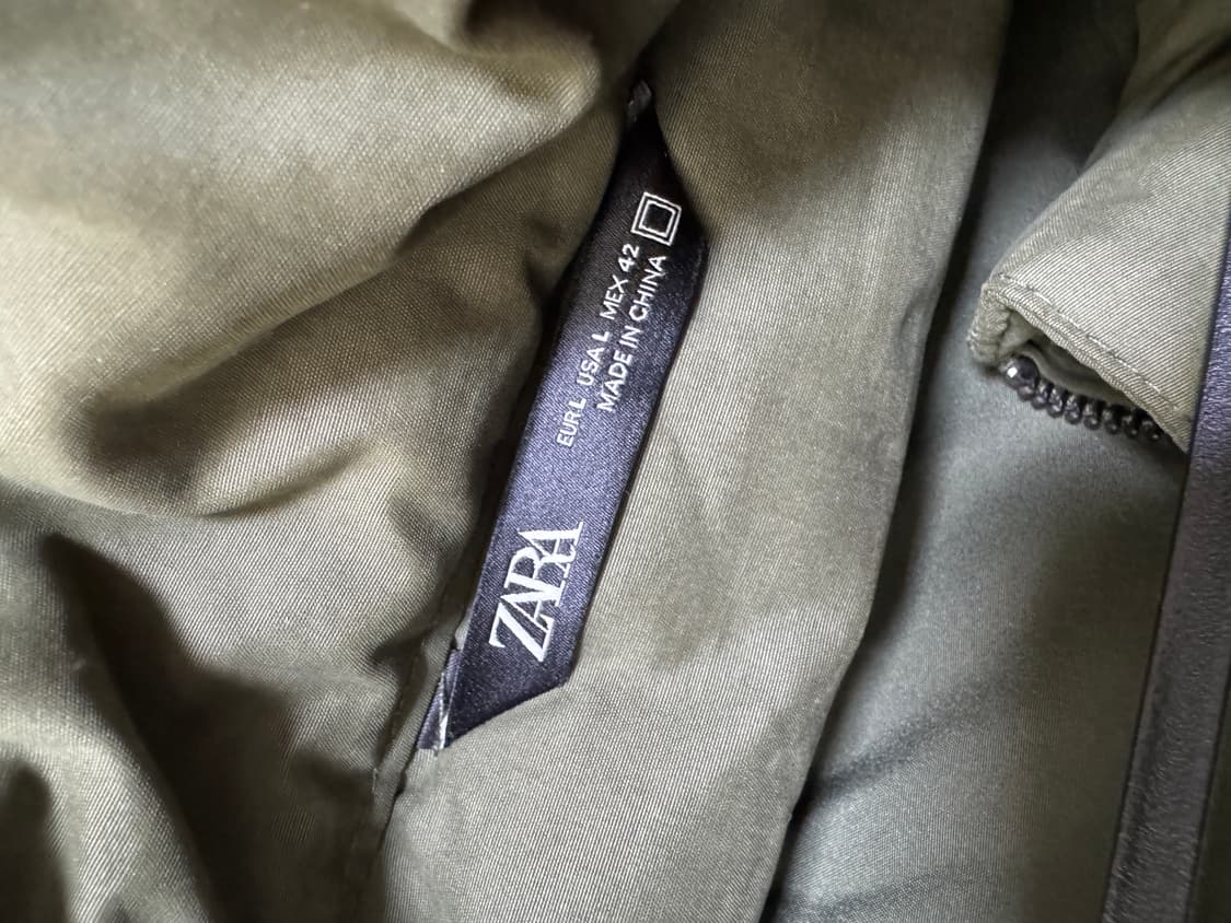 [L]자라 패딩 보트 점퍼 상품이미지3