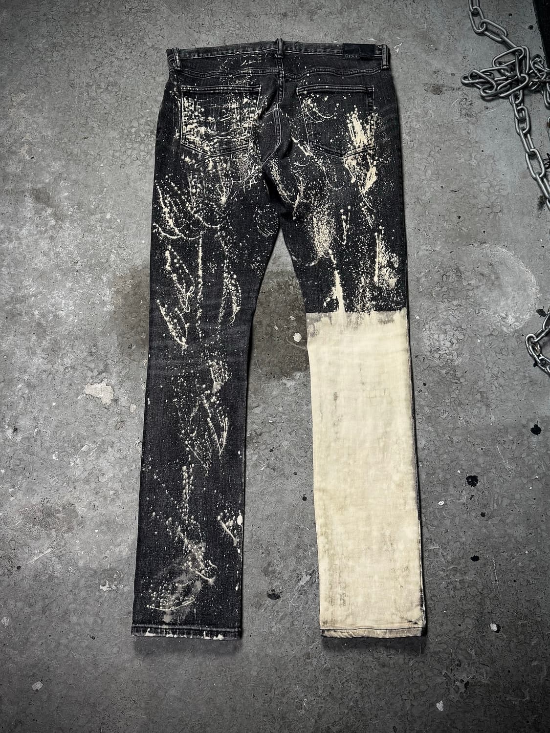 GAP Bleach Destroyed Skinny Denim Pants 상품이미지6