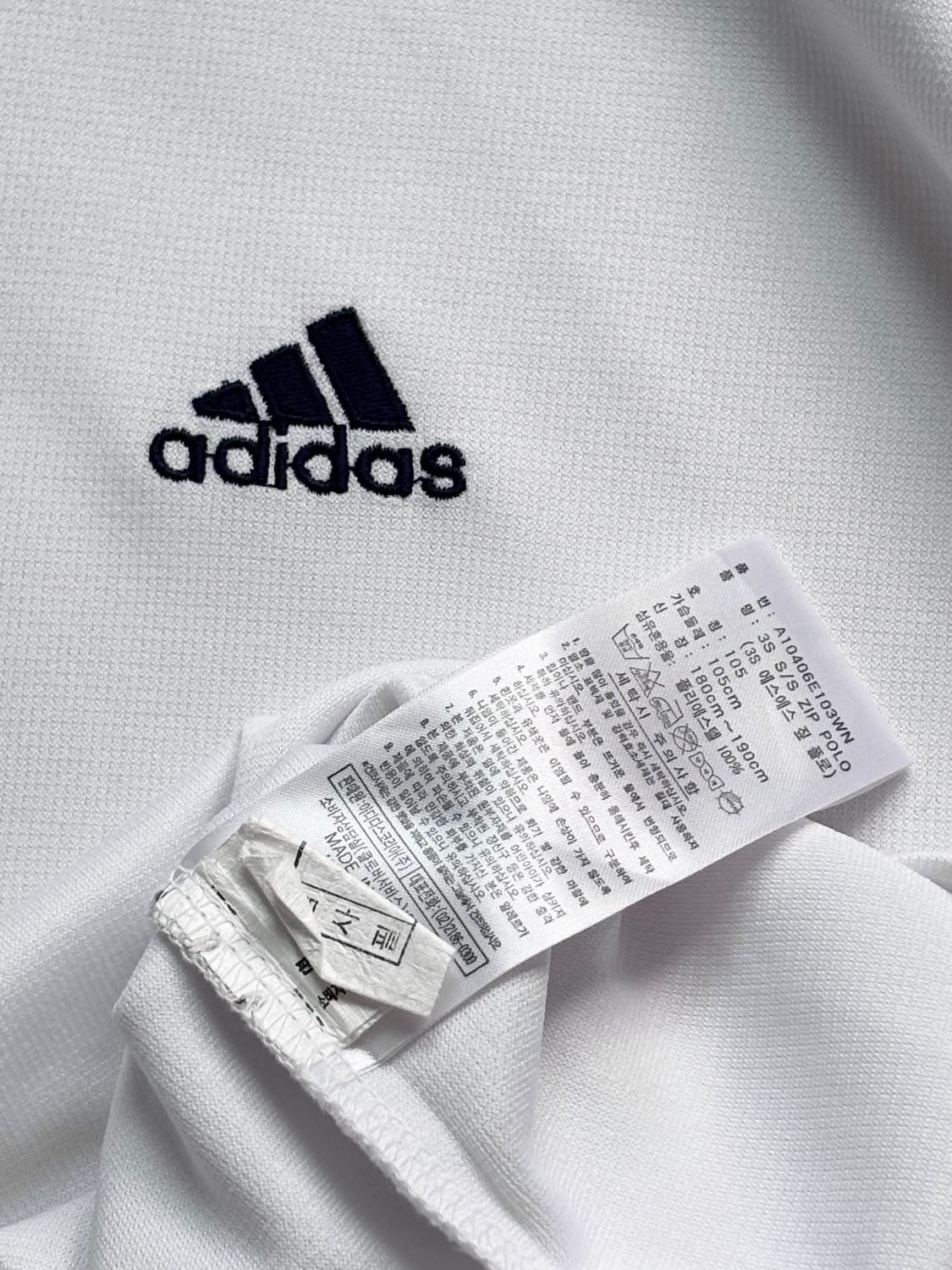 Adidas 아디다스 오리지널 화이트 져지 티셔츠 상품이미지8