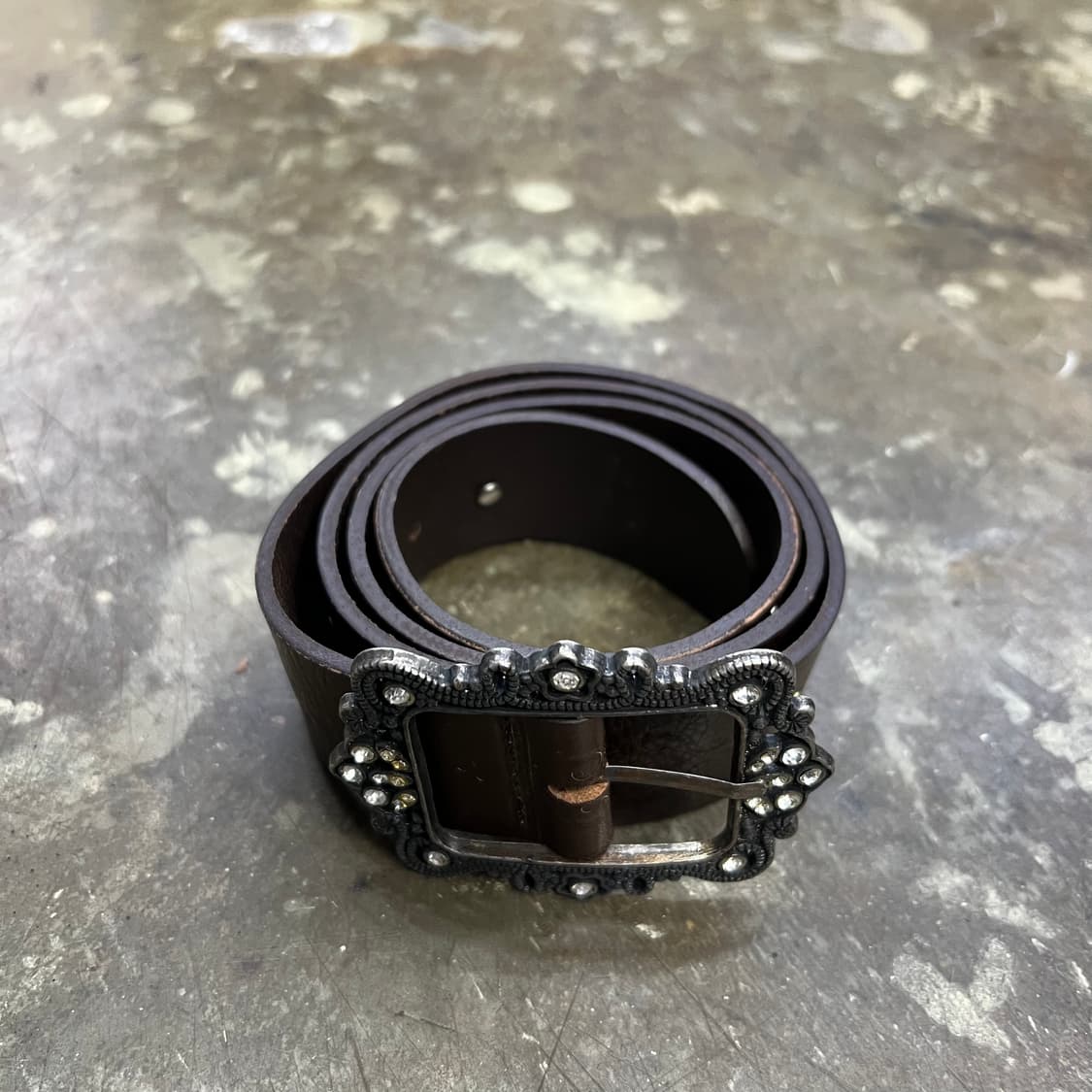 안나수이 빈티지 가죽 웨스턴벨트 남여공용 상품이미지1