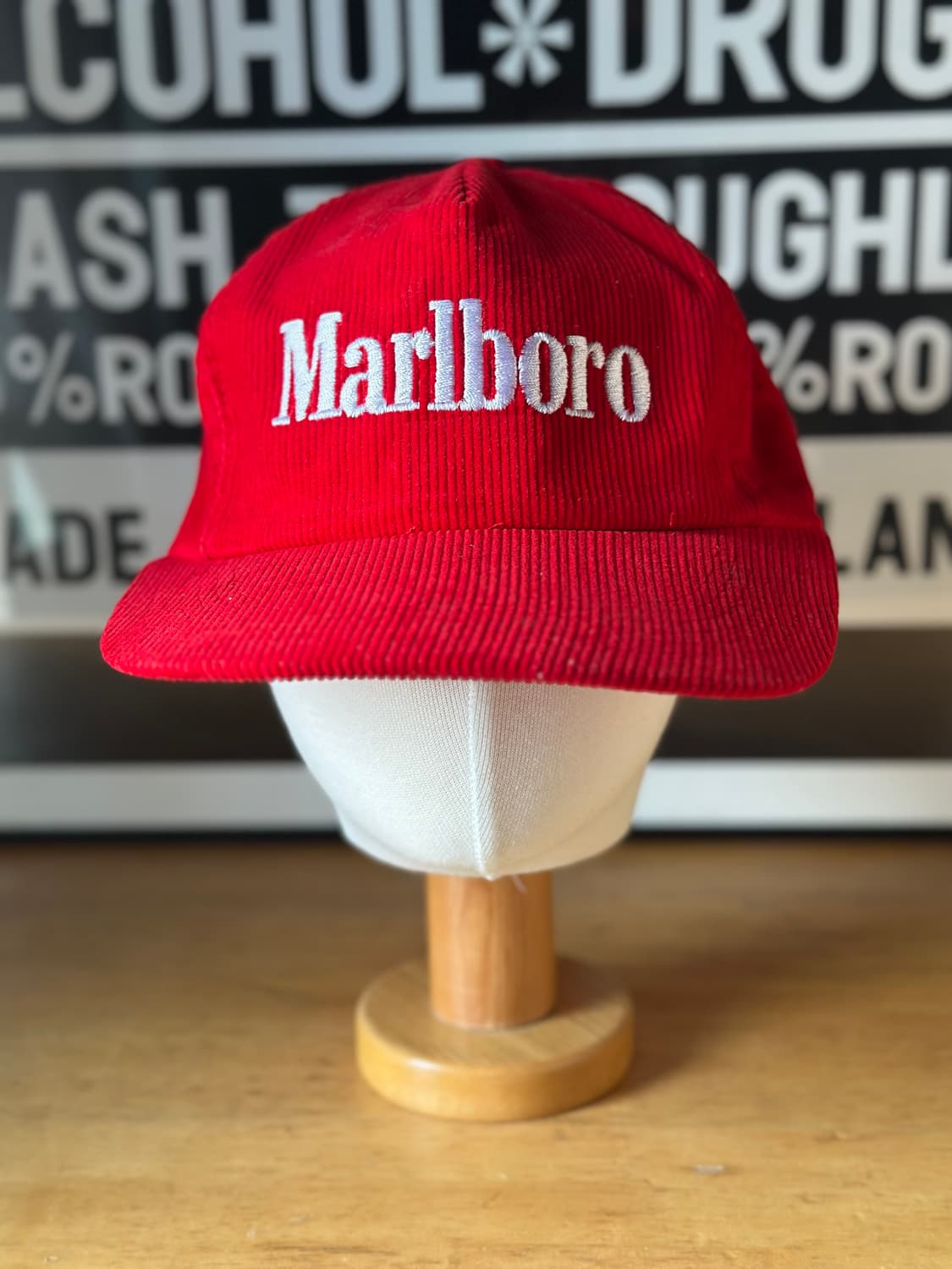 90s Marlboro Corduroy Hat 빈티지 말보로 모자 상품이미지1