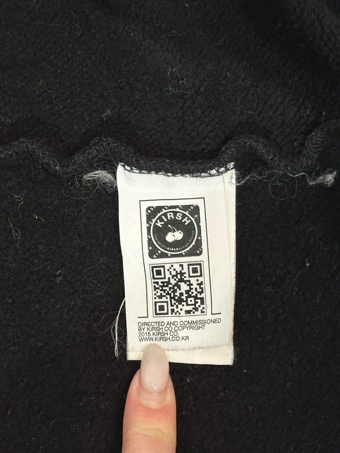 키르시 블랙 체리 로고 맨투맨  상품이미지7