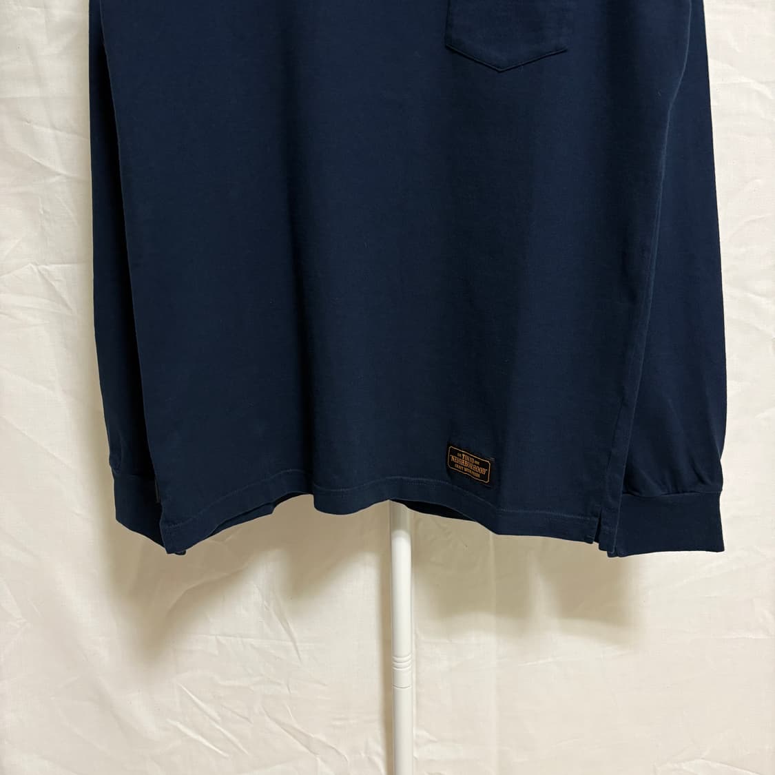 네이버후드 FUCK EM 클래식 포켓 롱슬리브 / 네이비, L 상품이미지3