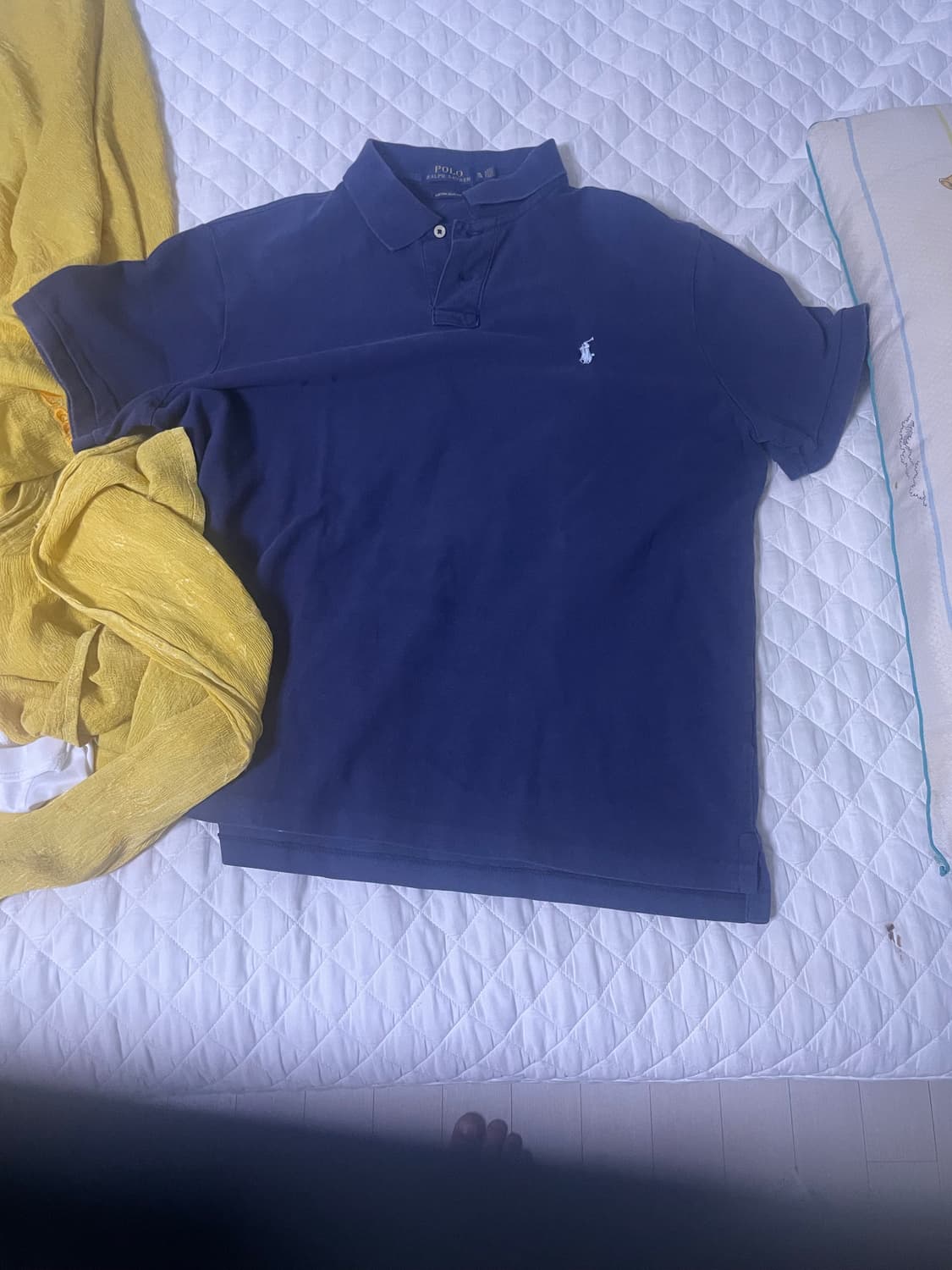 폴로 정품 반팔 카라티 pk 티셔츠 네이비 남색 커스텀슬림핏 xl 상품이미지1