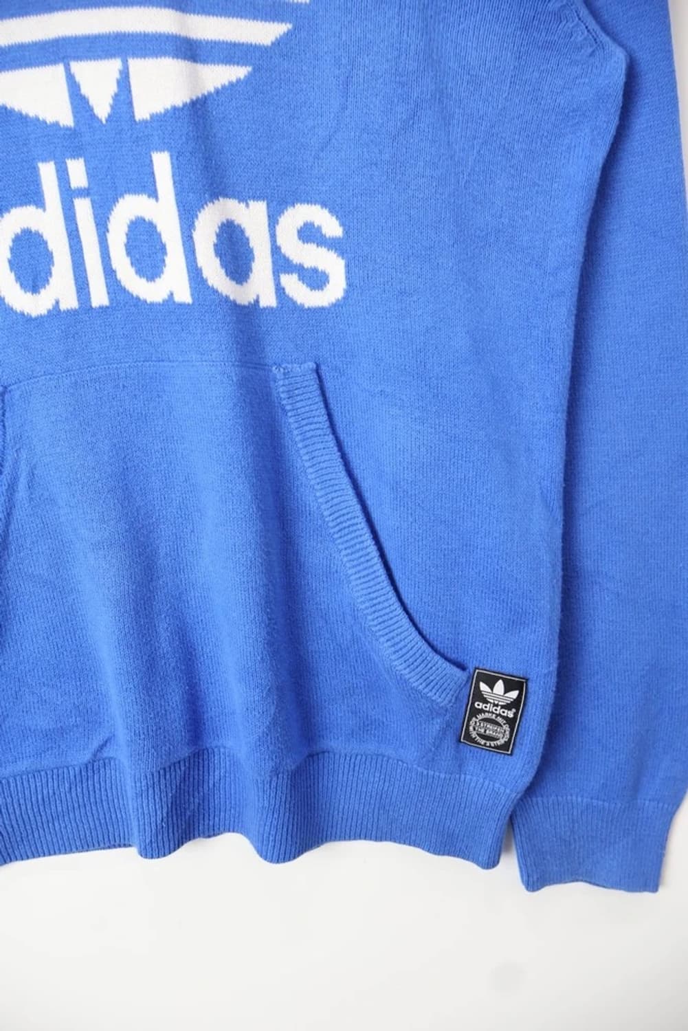 Adidas Trefoil Logo Blue Hoodie 상품이미지7