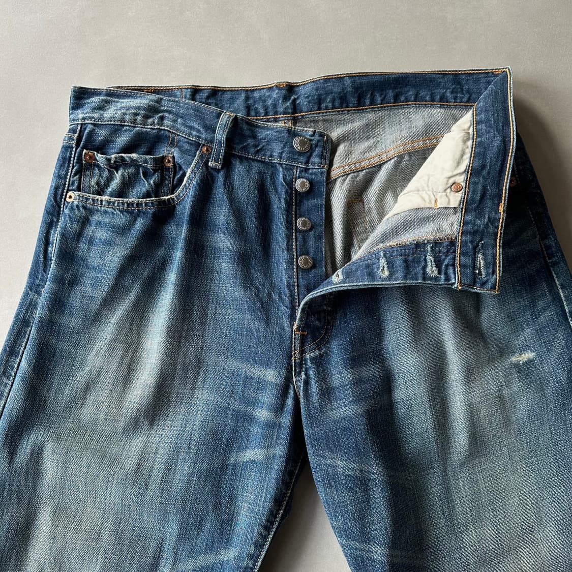 [33인치]리바이스 Levi's 빈티지워싱 501 데님 팬츠 상품이미지8