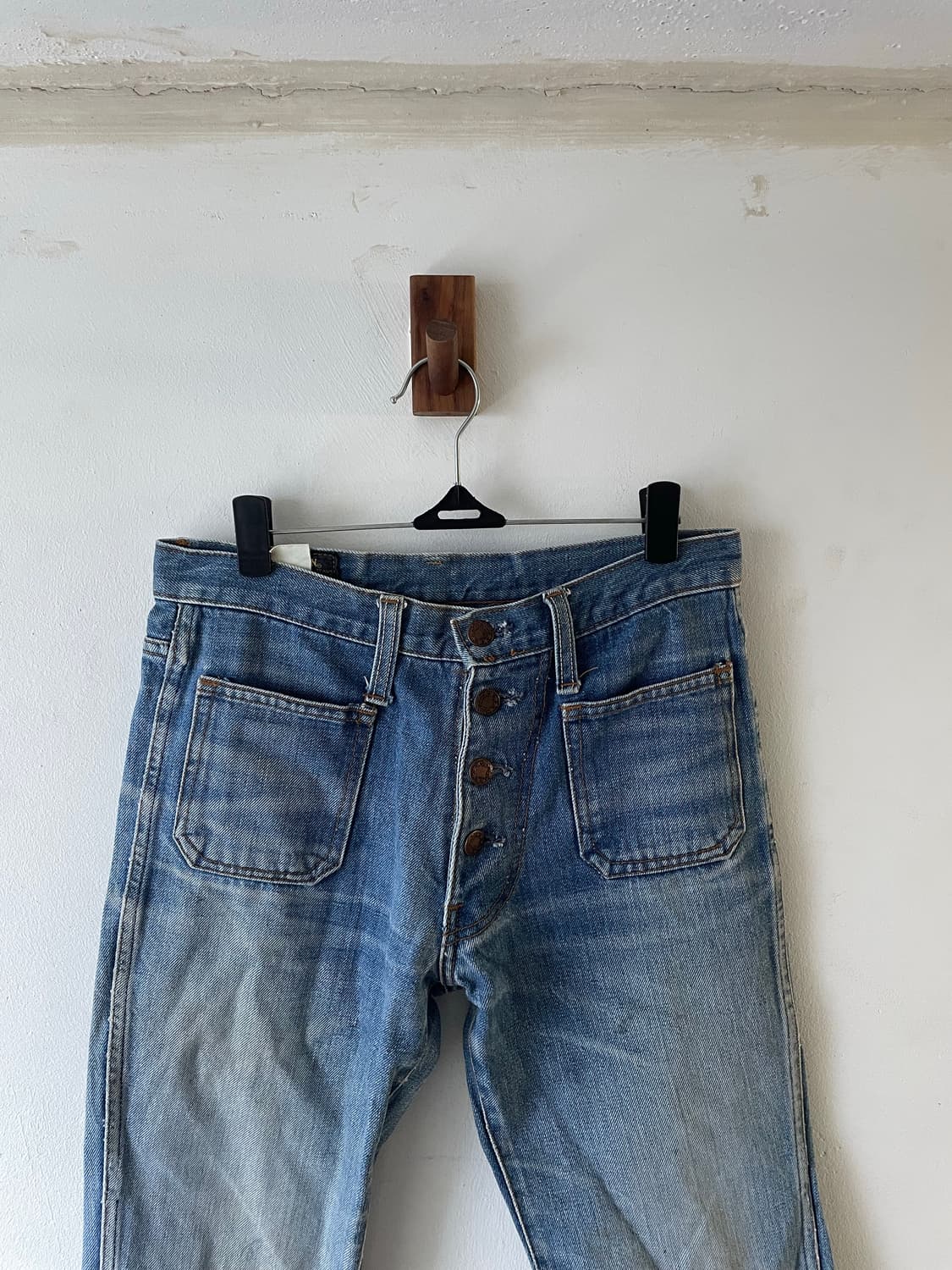 90's JPN Vintage Mcqueen 부츠컷 데님 상품이미지3