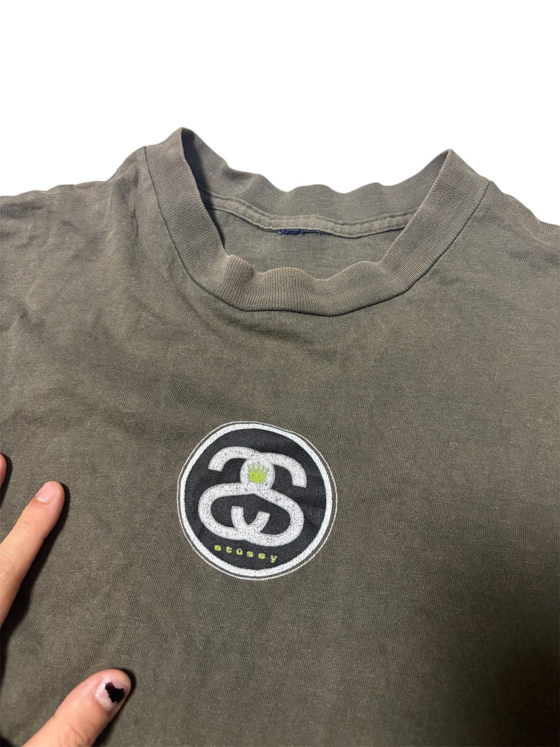 90s Stussy Double S Logo Short-Sleeve 상품이미지2