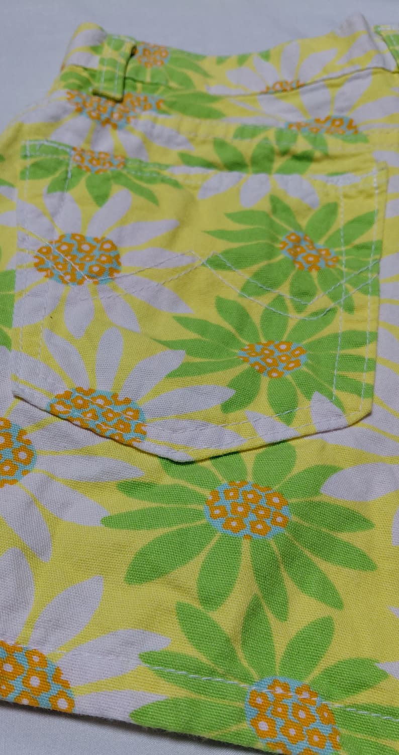 [Made in Italy] 베네통 빈티지 플라워 코튼 쇼츠 (S사이즈) 상품이미지8