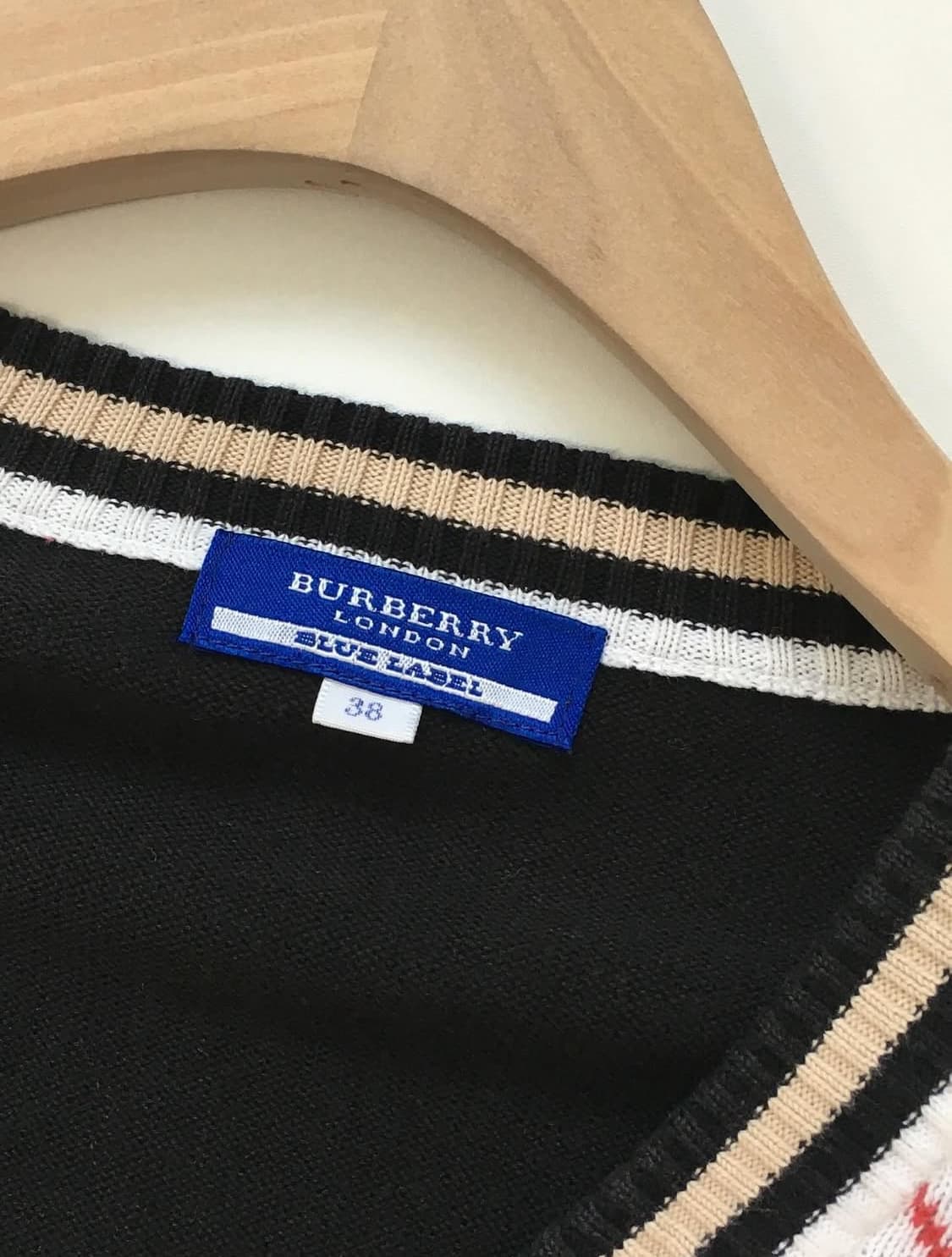 Burberry 버버리 블루라벨 우먼 아가일 니트 상품이미지7