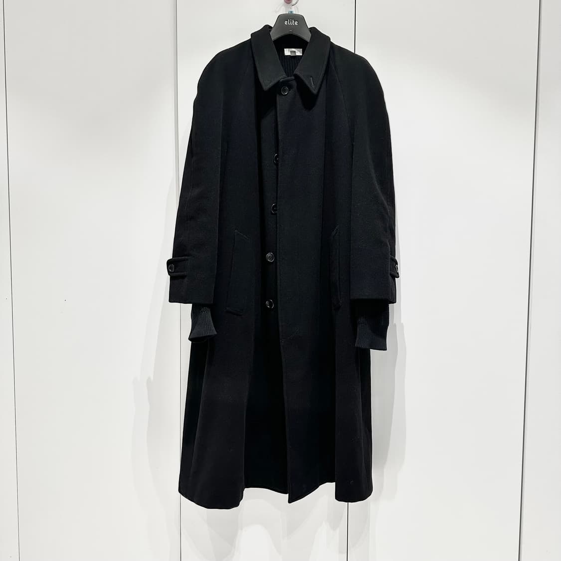 아르마니 꼴레지오니 라나울 싱글카라 코트 상품이미지5