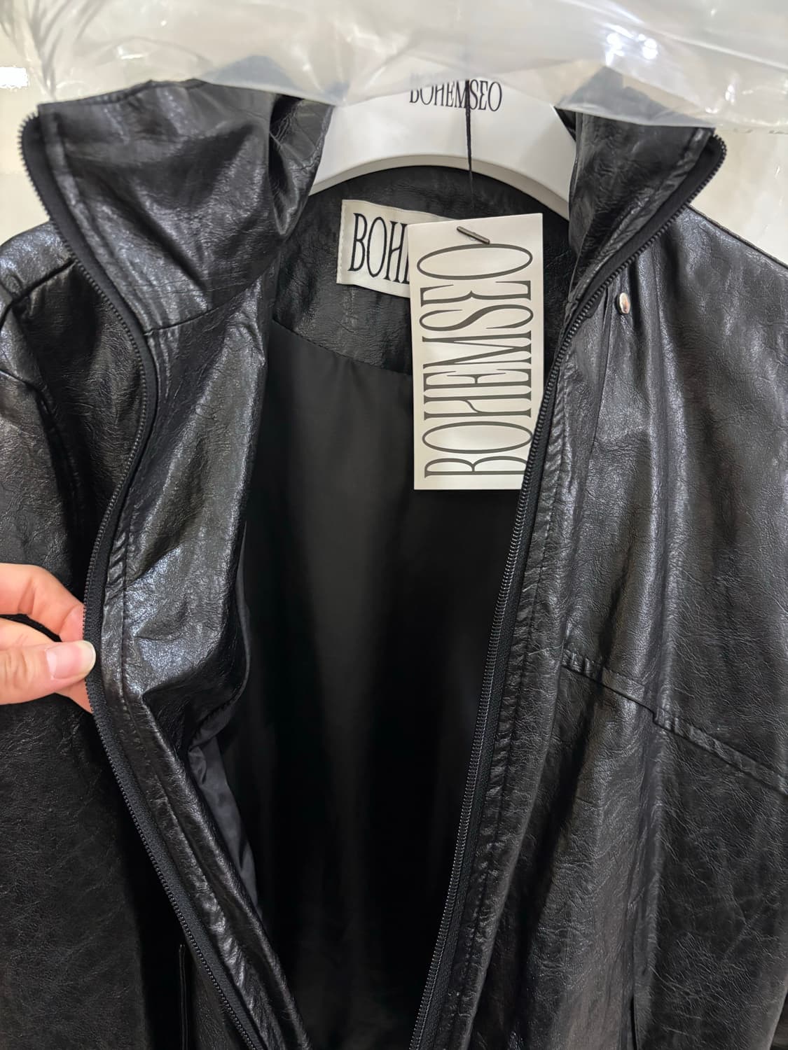 보헤미안서울 리벳 밴딩 점퍼 상품이미지5