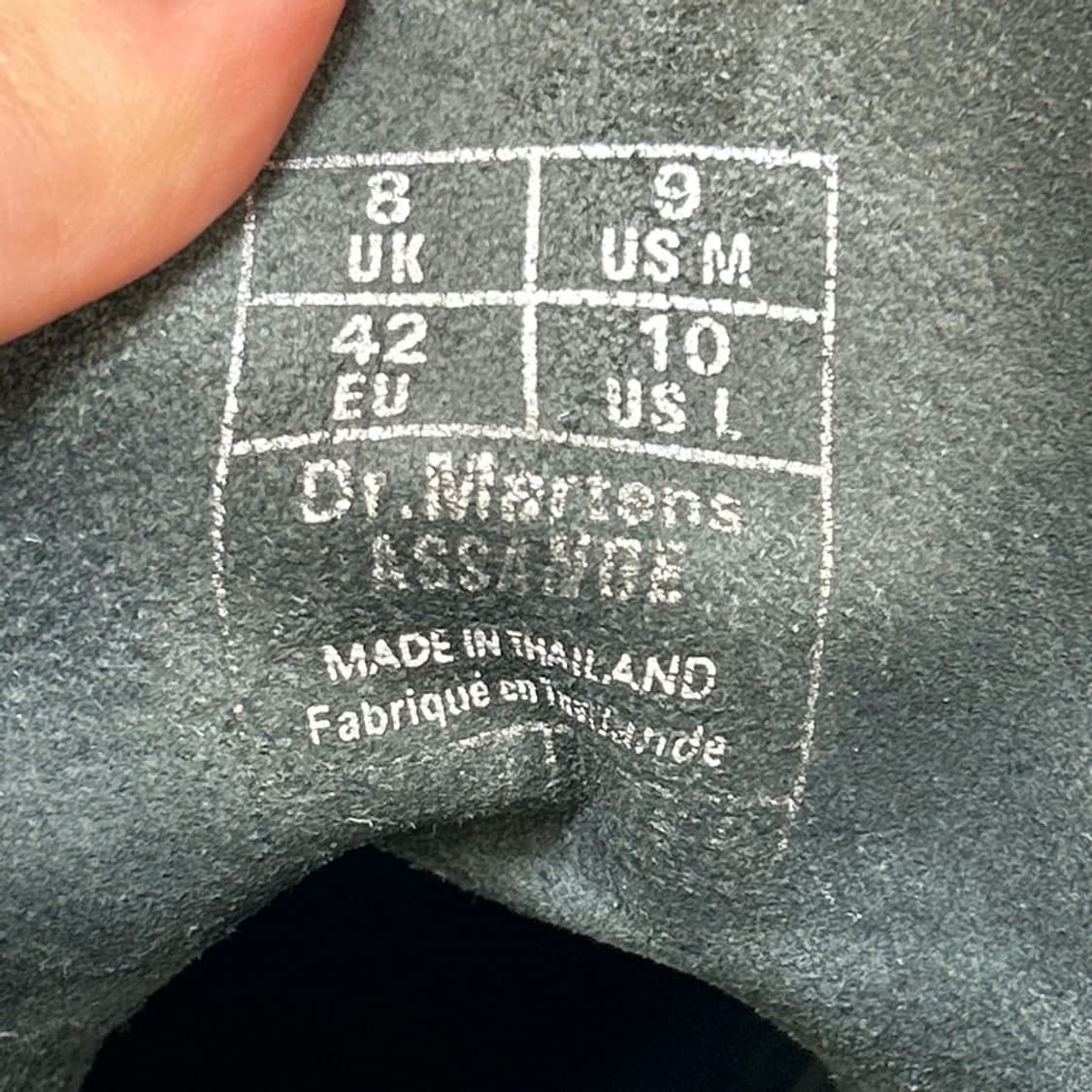 닥터마틴 메탈 어샌지 부츠 블랙 UK 8 상품이미지7