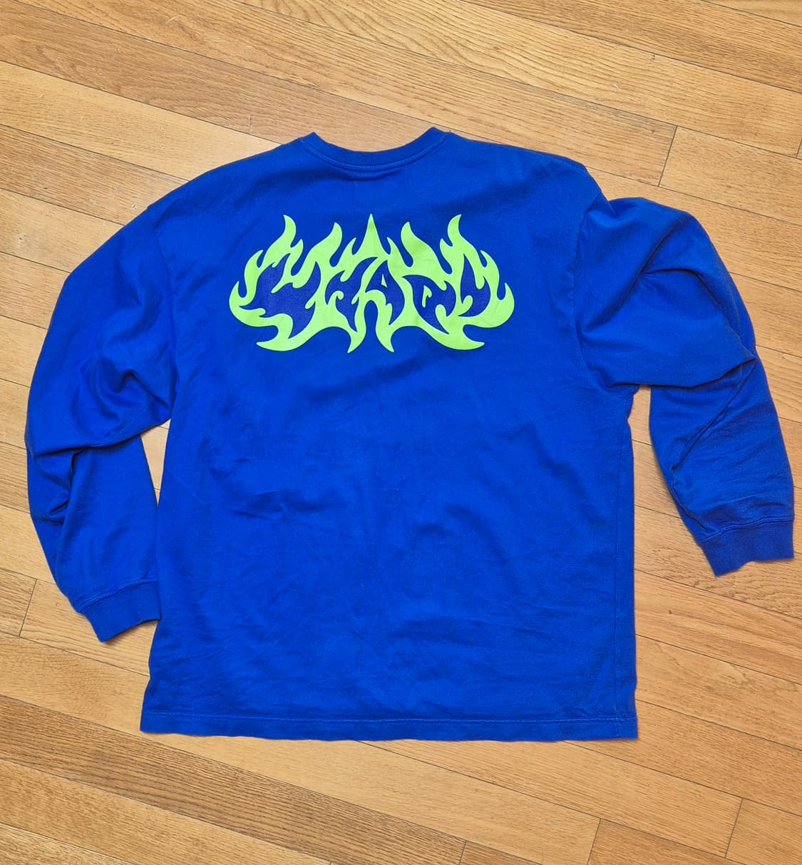 WTAPS의 파란색 긴팔 티셔츠 상품이미지2