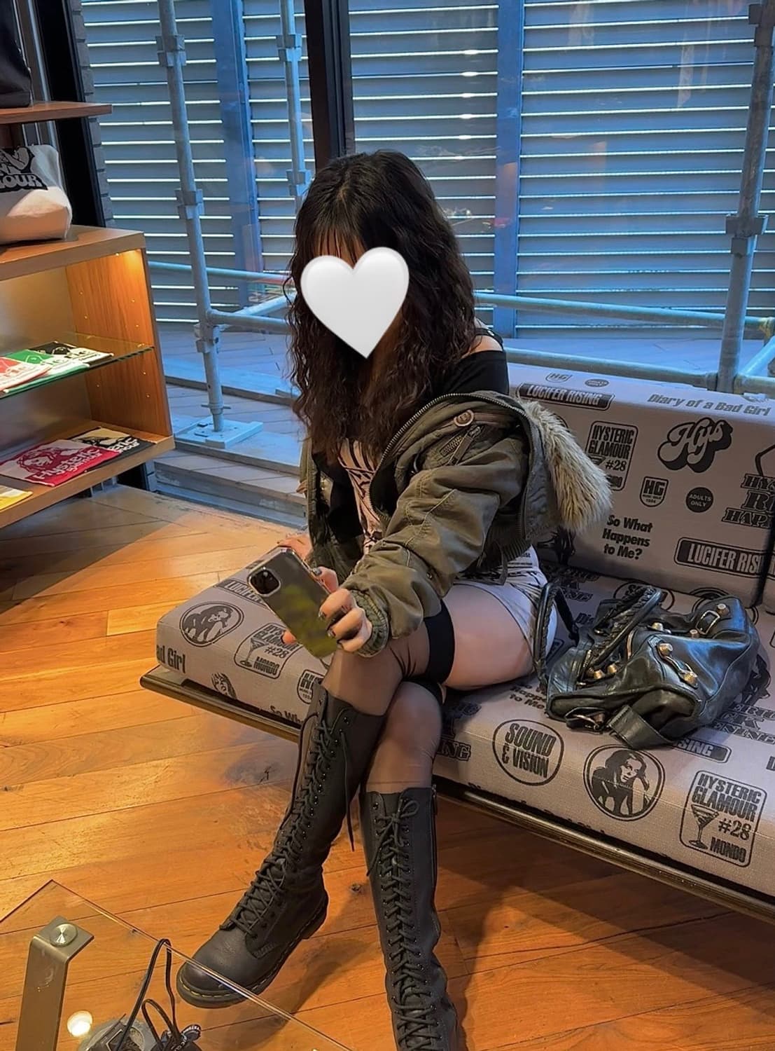 Y2K 퍼 봄버자켓 상품이미지3