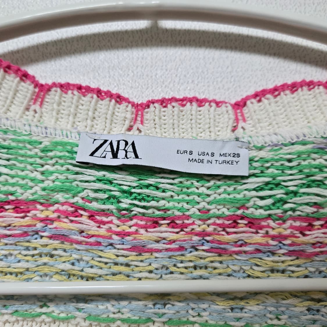 자라 코튼 플라워 가디건 (한혜진 착용) 상품이미지4