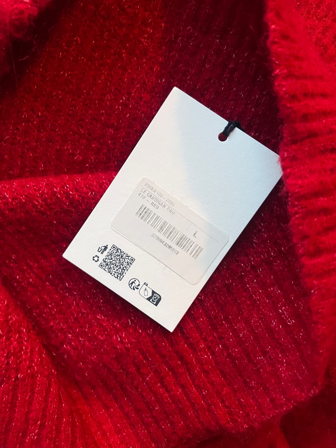 Jacquemus Le Cardigan Pau Red 상품이미지3