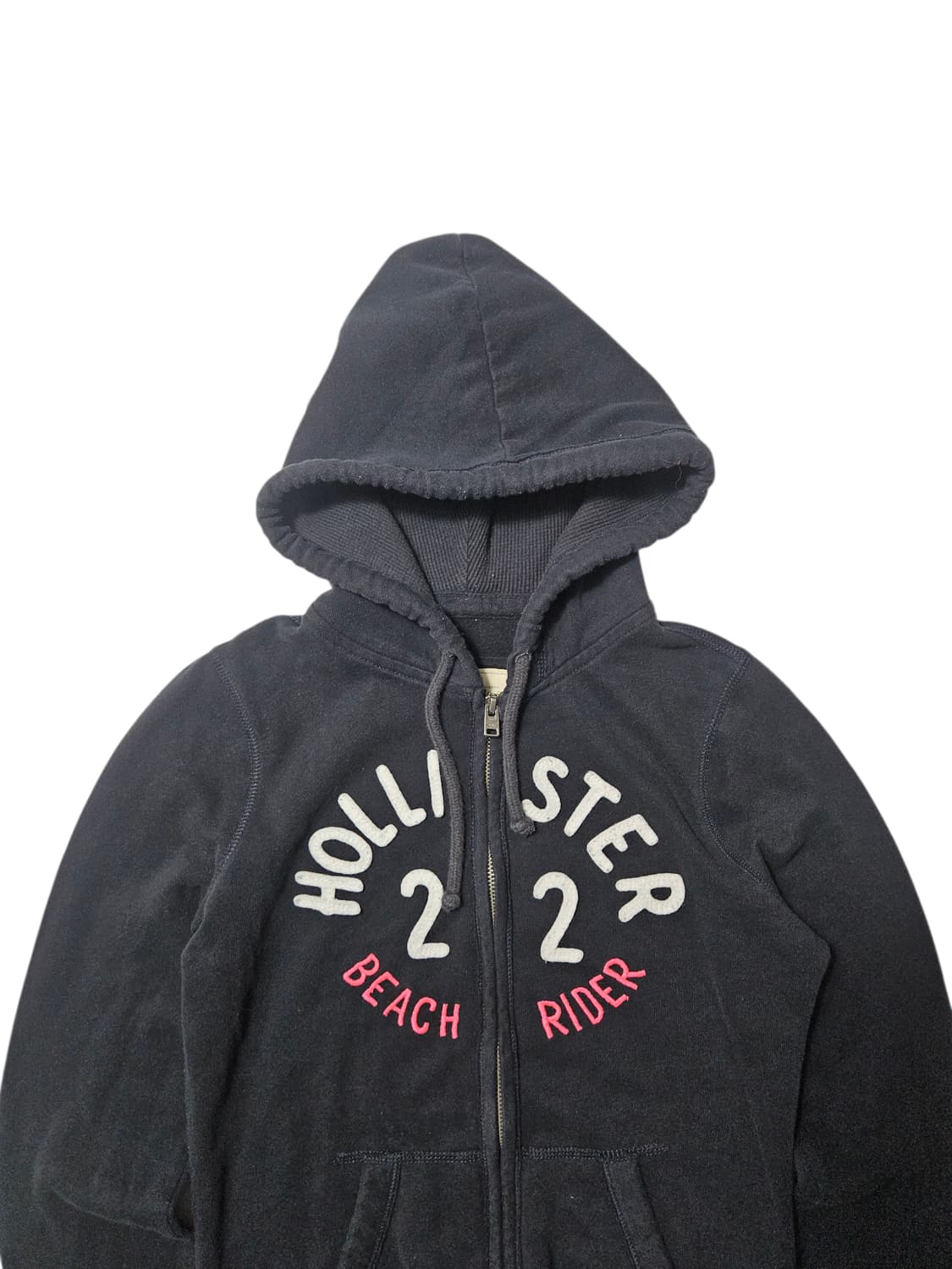 홀리스터 아치로고 딱붙핏 후드집업 S 상품이미지4