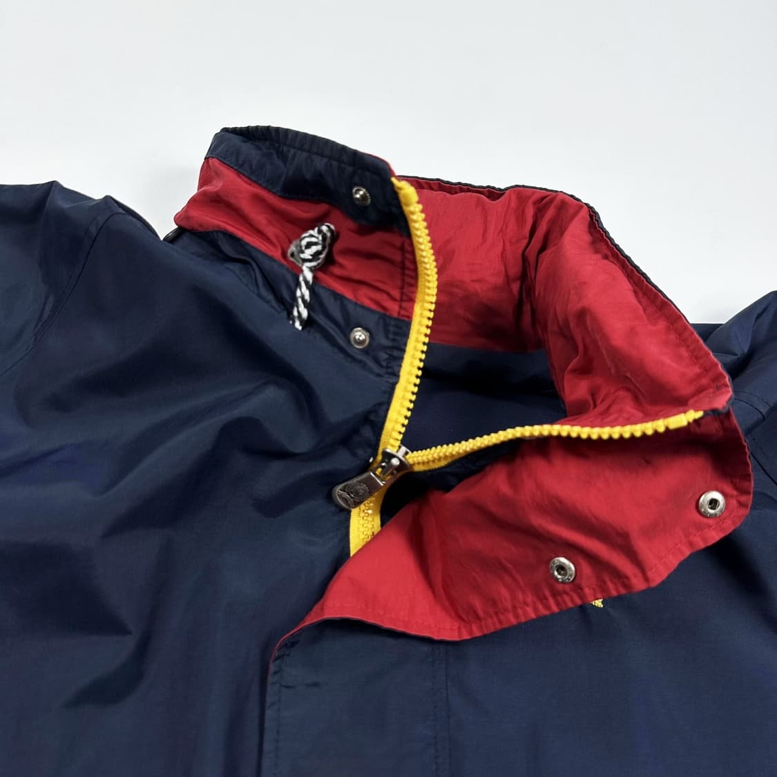 타미힐피거 크레스트 올드스쿨 네이비 풀오버 자켓 (L) 상품이미지3