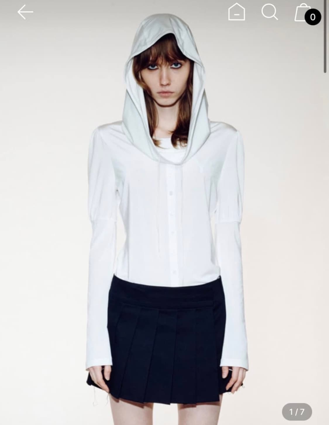 Open yy 후디드 블라우스 2size 상품이미지1