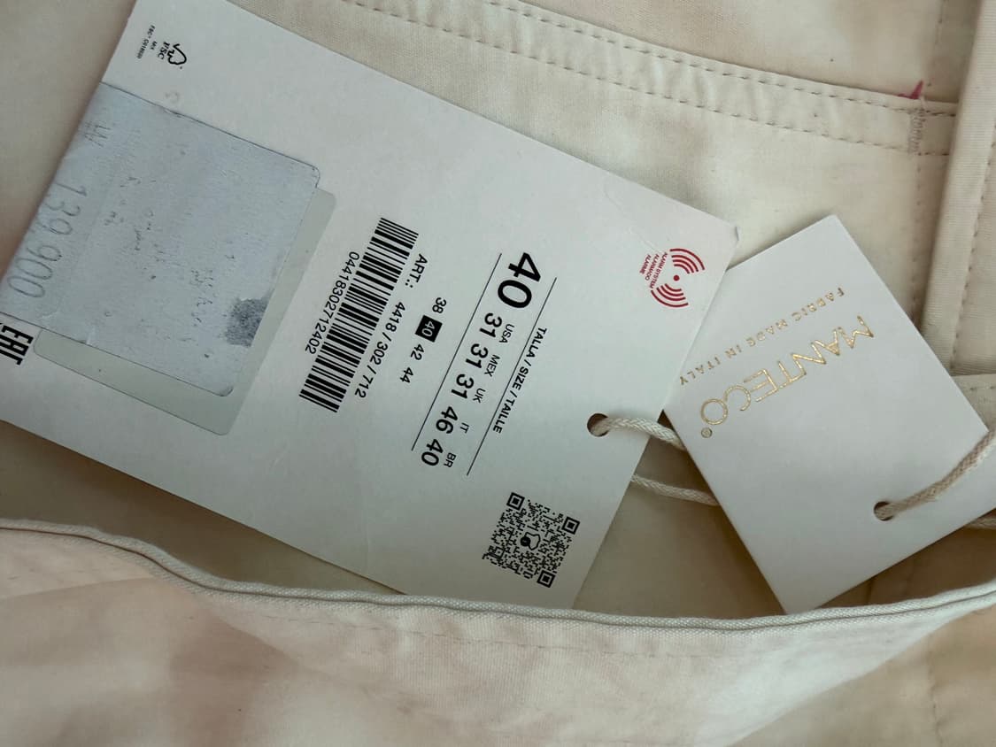 자라 25ss 맨즈 에디션 에크루 면팬츠 상품이미지9