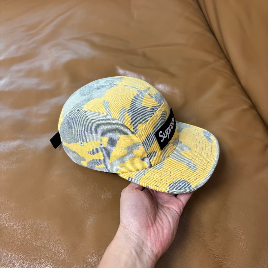 Supreme 슈프림 워시드 카모 캠프캡 모자 (Washed Camo) 상품이미지3