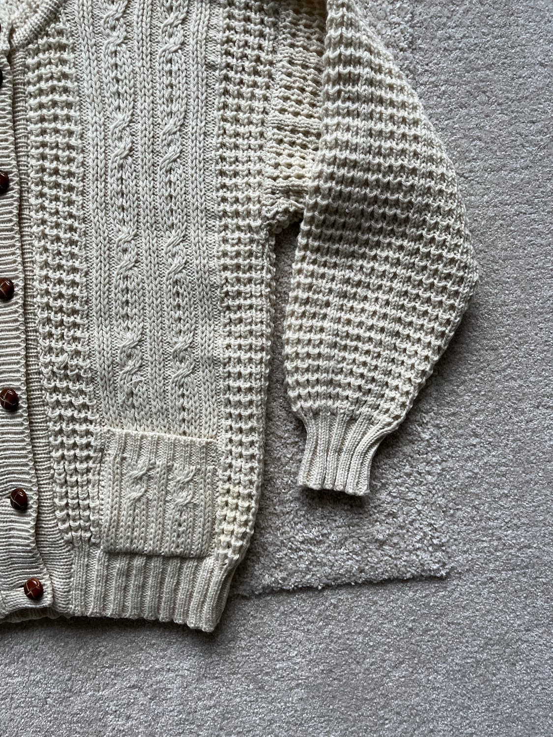 블레이니 울른 밀스 아일리시 케이블 니트 가디건 (103-105) 상품이미지4