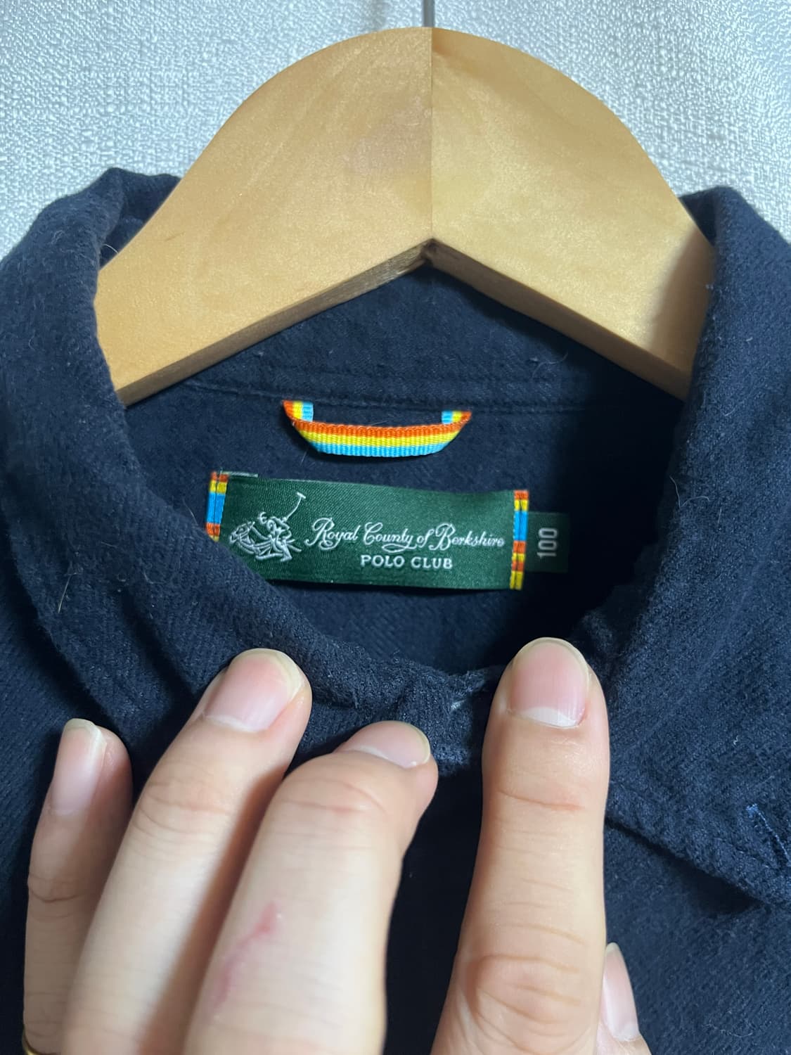 공용 폴로클럽 프란넬 셔츠 남방 100 상품이미지4