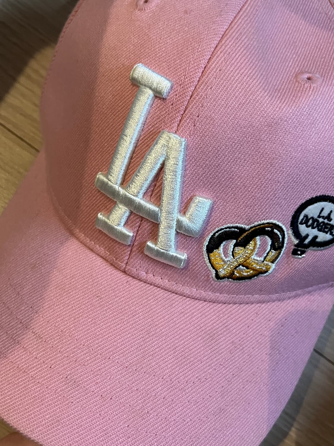 mlb 엠엘비 키즈 볼캡 모자 핑크 프레첼 상품이미지4