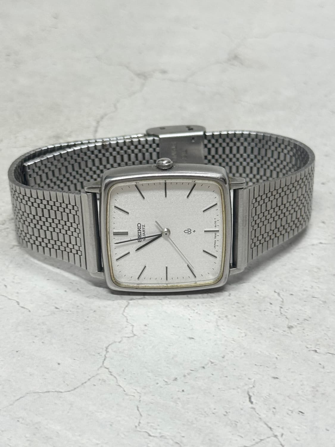 80s 빈티지 세이코 탱크 쿼츠 상품이미지5