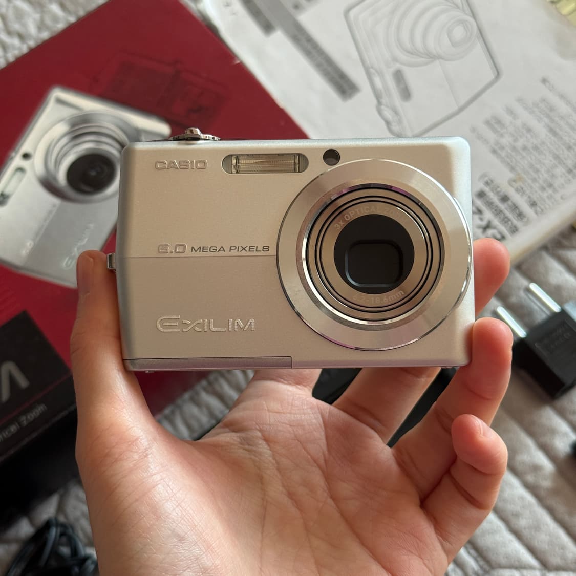 정크 풀박스 CASIO EXILIM EX-Z600 카시오 엑슬림 실버디카 상품이미지2