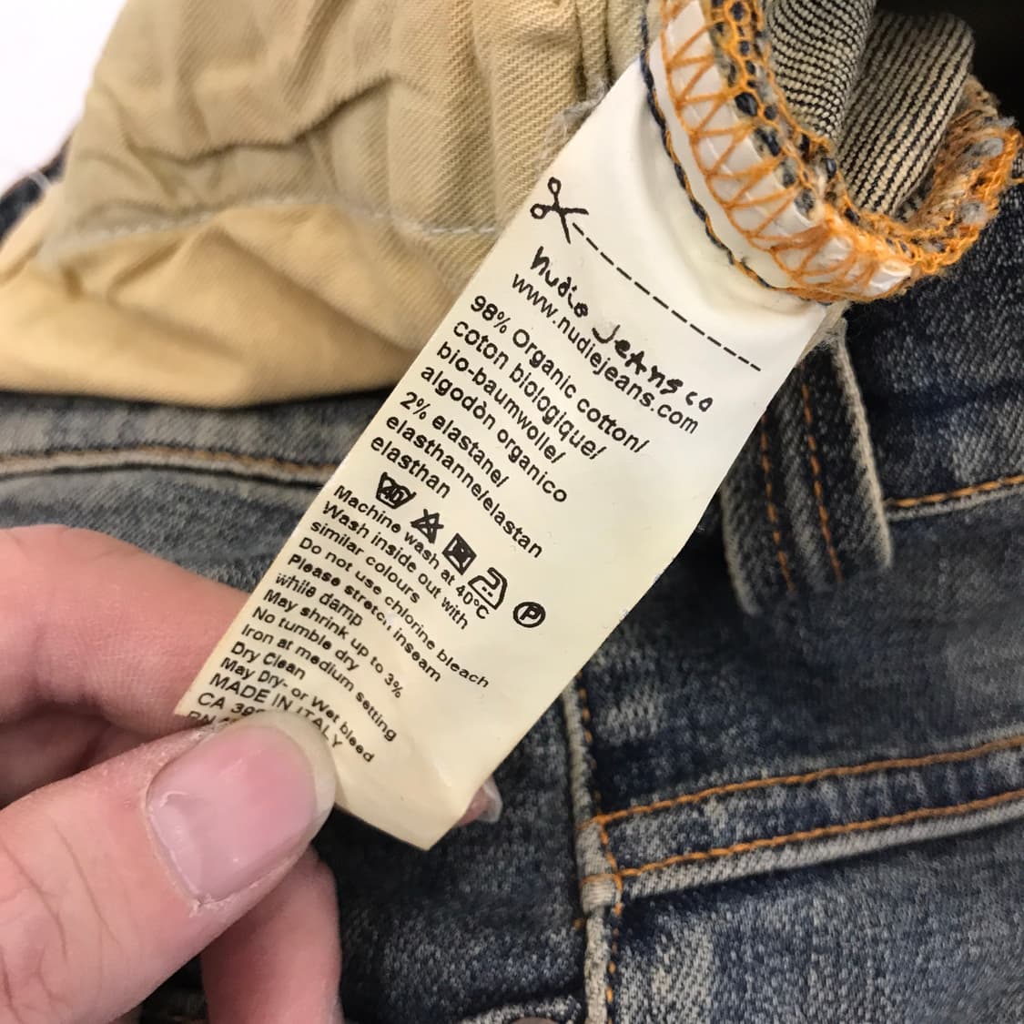 누디진 씬핀 그리니쉬원 청바지 [29x32] 상품이미지8