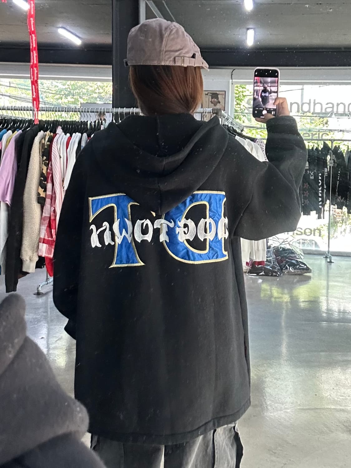 도그타운 자수 빅로고 후드집업 상품이미지3