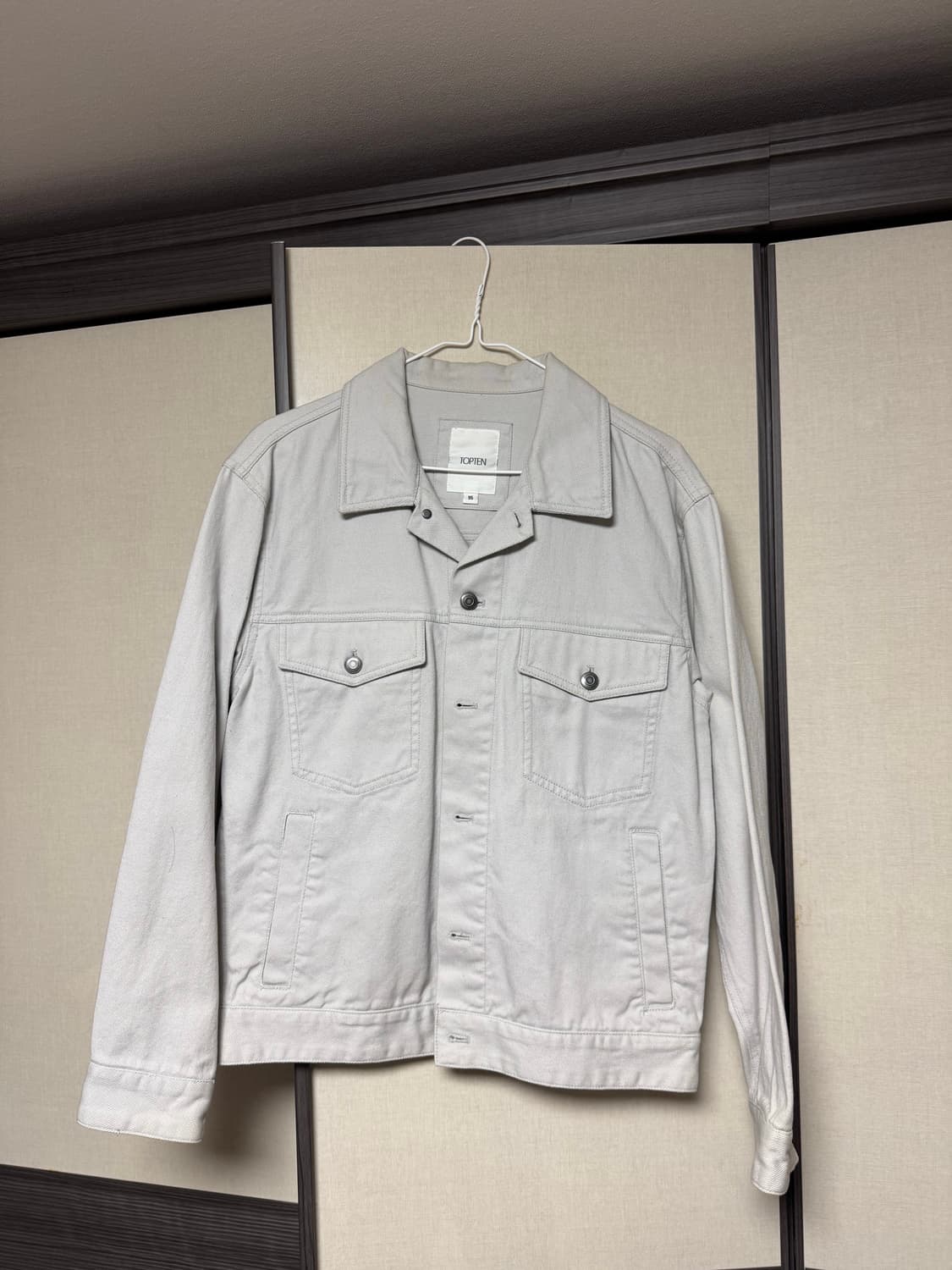 탑텐 트러커 데님 자켓 그레이 95사이즈 상품이미지1
