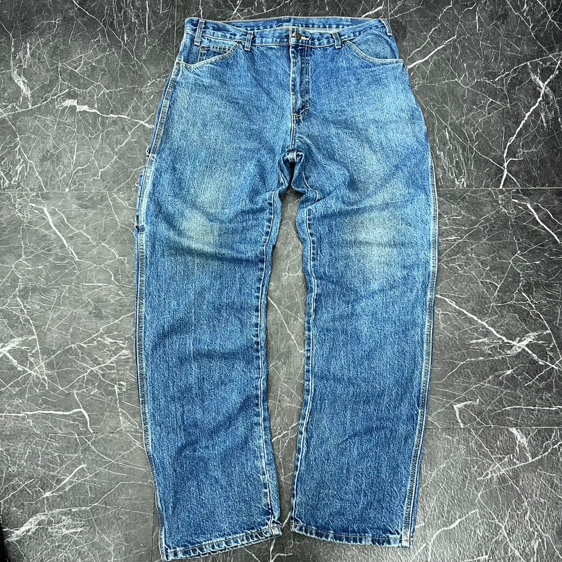 디키즈 데님 카펜터 팬츠 연청 상품이미지5