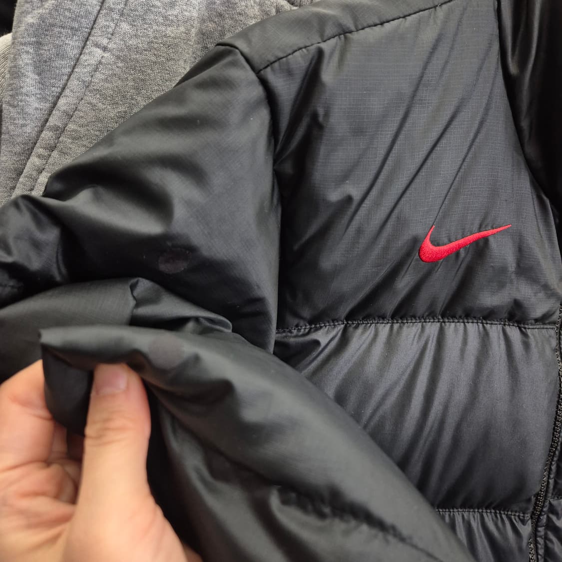 나이키 맨유 블랙 패딩 점퍼 M 상품이미지4