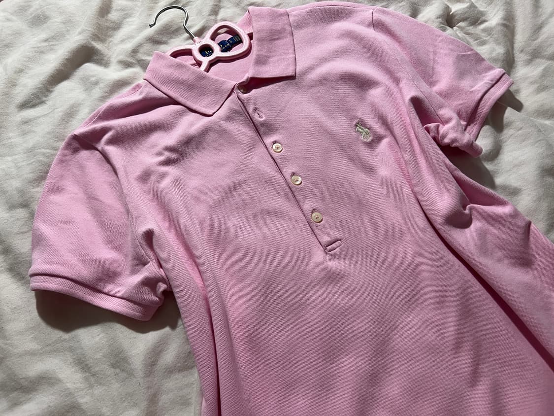 폴로 연핑크 피케이 반팔 상품이미지3