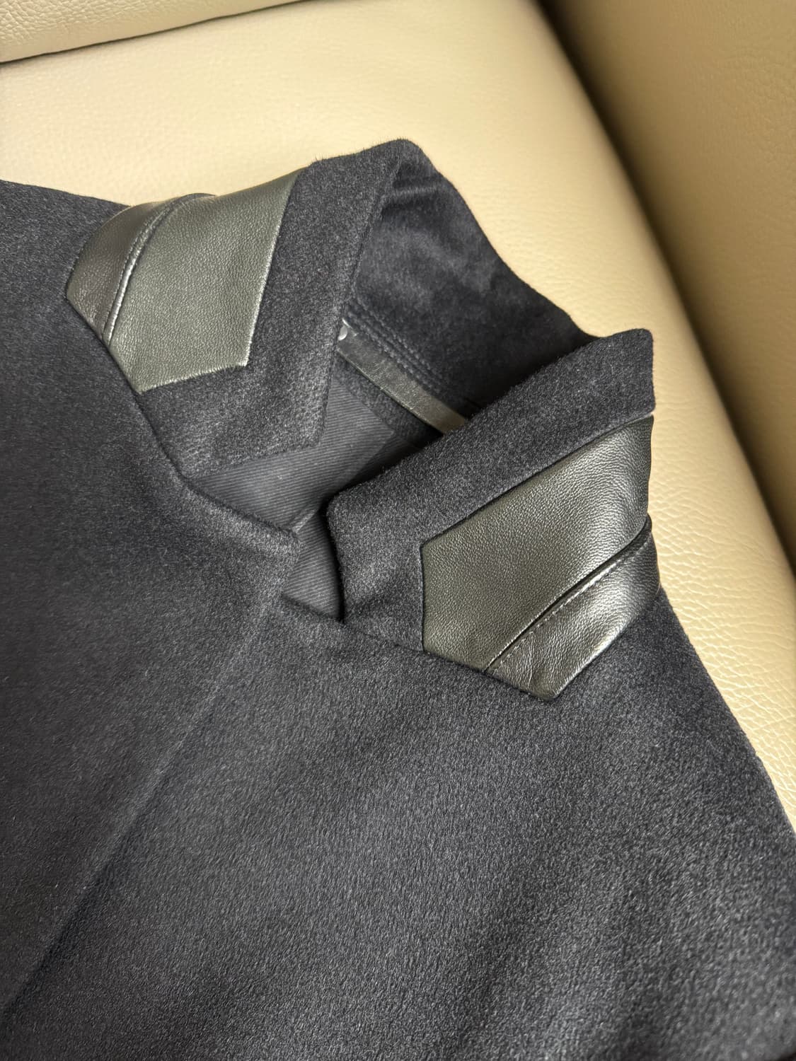 올세인츠 2way 카라 울실크 코트 상품이미지7