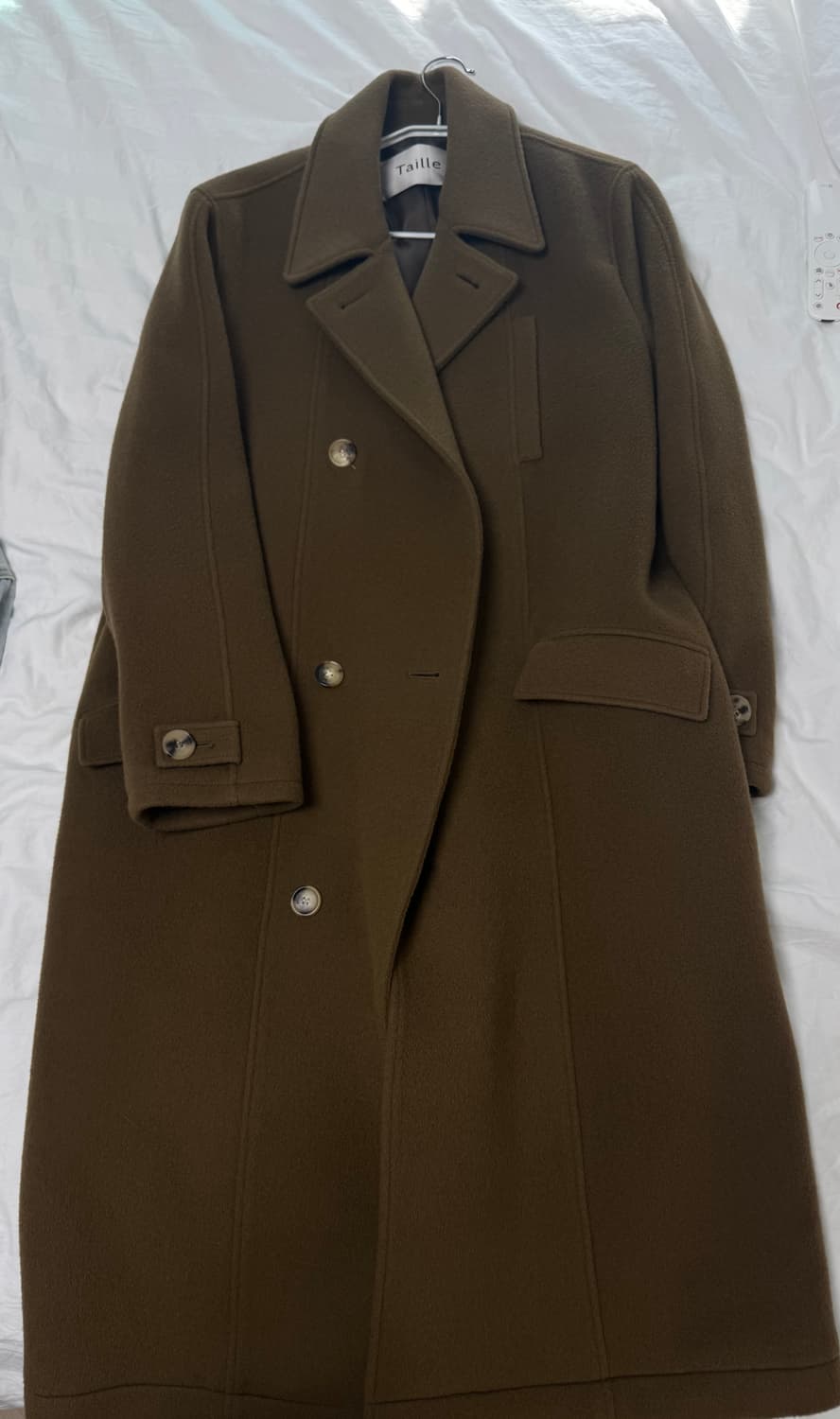 타일레 더블코트 브라운 팝니다 상품이미지1