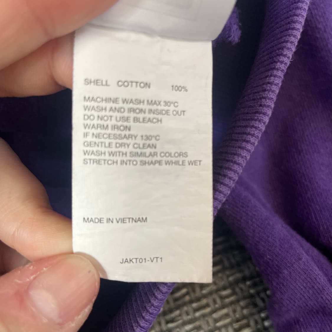 키르시 빅 체리 로고 퍼플 맨투맨 1 상품이미지6