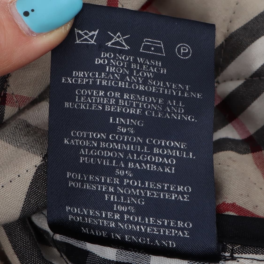버버리 런던 체크라이닝 퀄팅 자켓 상품이미지10