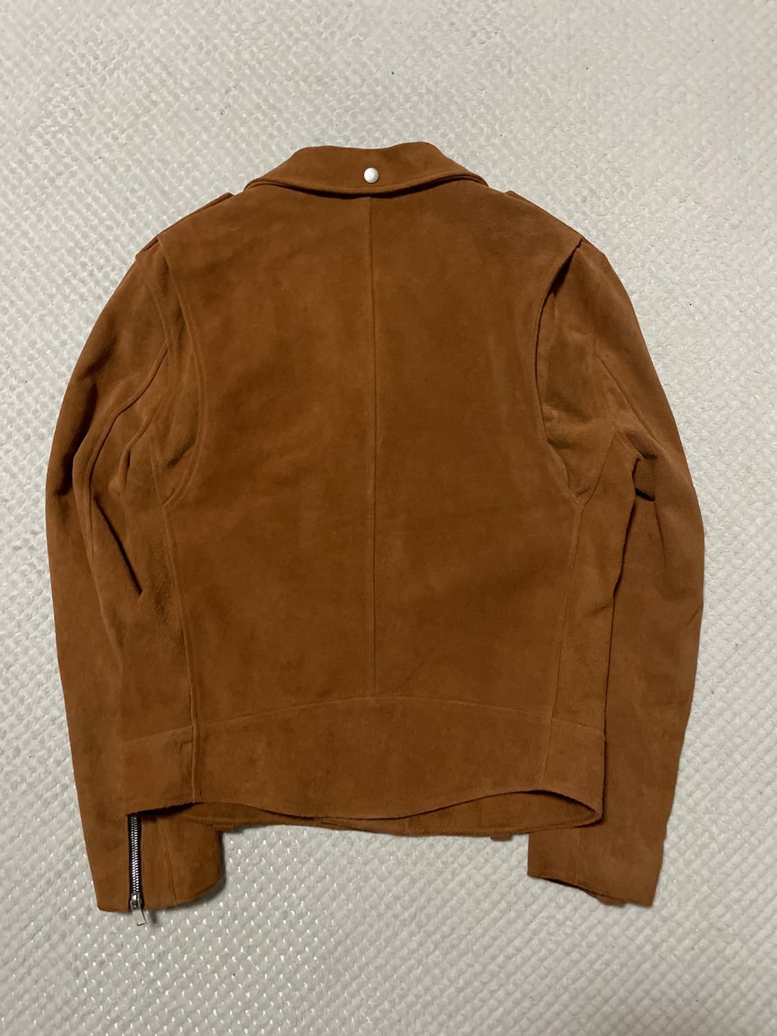 COOR 쿠어 웨스턴 무드 카우하이드 소가죽 스웨이드 레더 자켓 브라운 상품이미지2