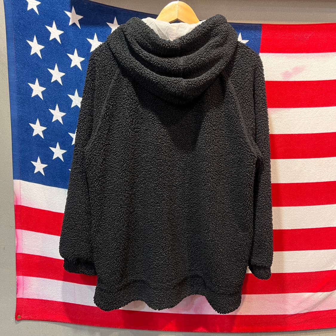 리복 뽀글이 후드집업 상품이미지2