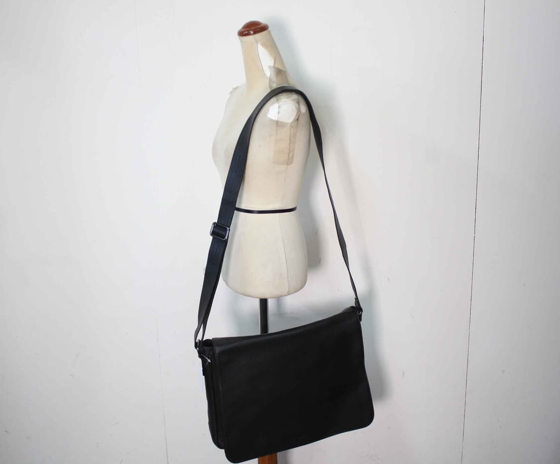 B-10559/휴고보스 정품 남성용 가죽 크로스백 상품이미지1