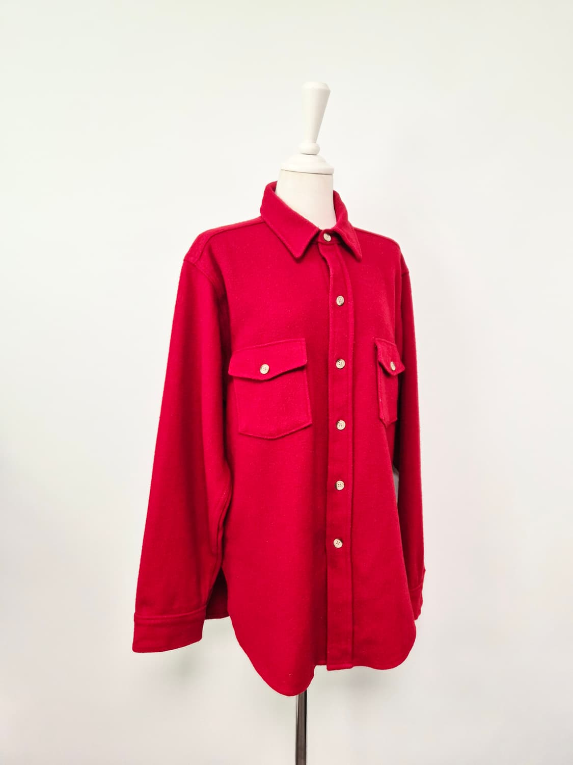 울리치 워크셔츠 wool 레드 라지사이즈 상품이미지3