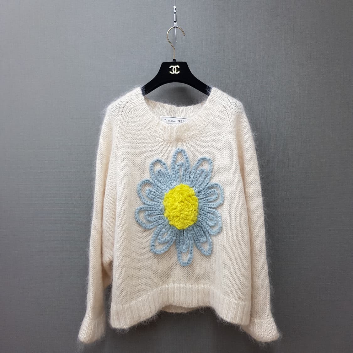 Tu es mon 2022  플라워 모헤어 니트 스웨터  F사이즈 상품이미지1