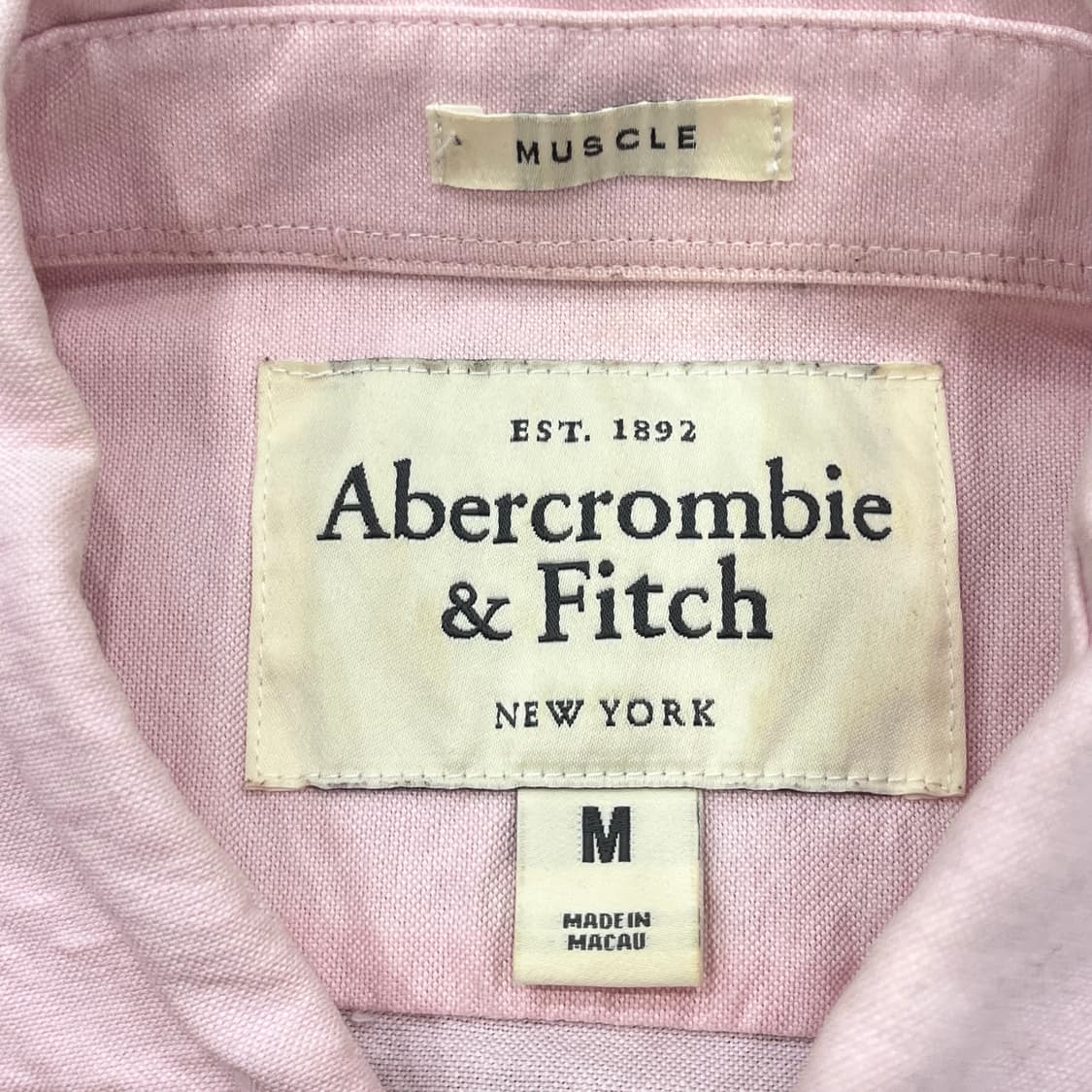 M 아베크롬비 핑크 셔츠 상품이미지4