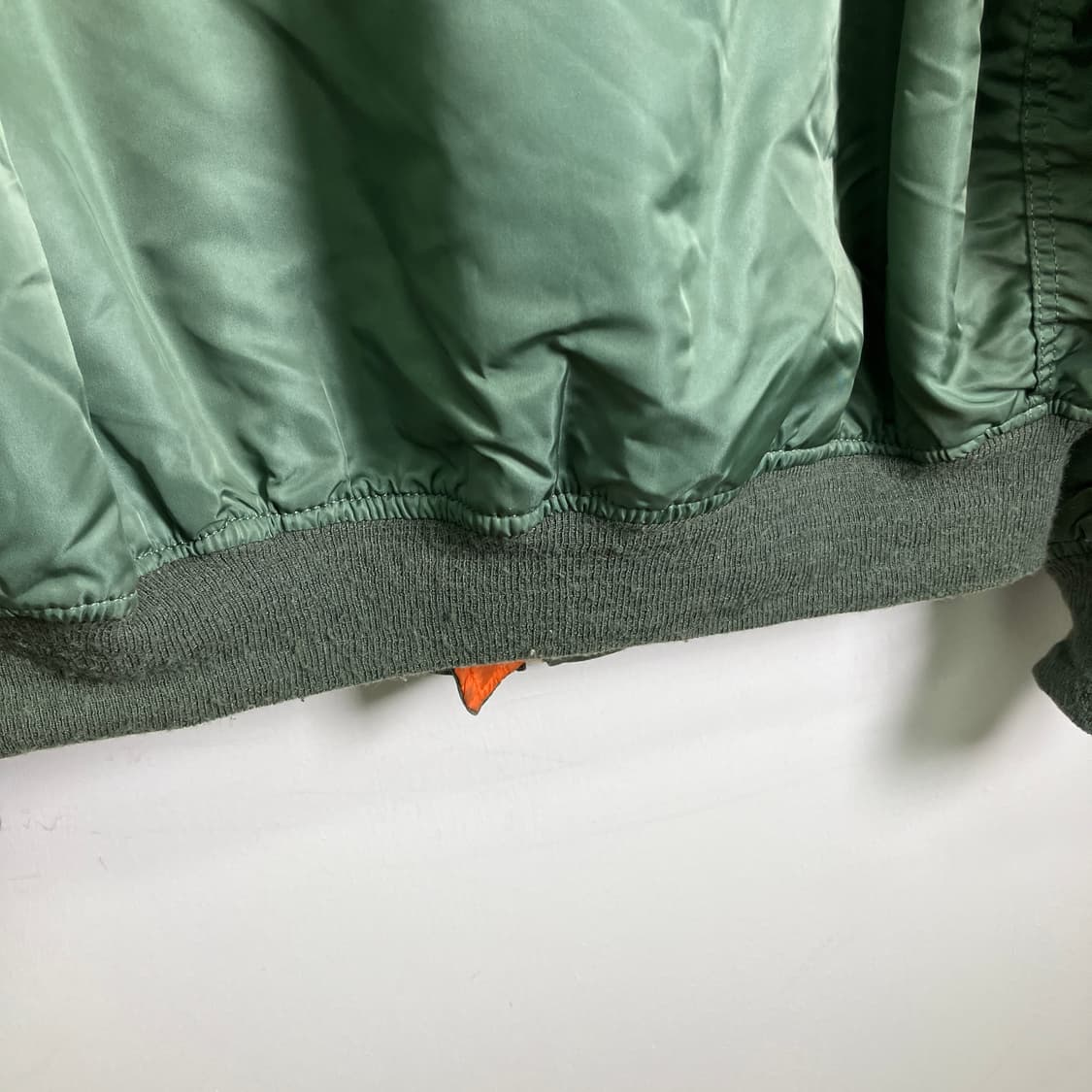 80's 알파인더스트리 카키 ma-1 항공점퍼  상품이미지6