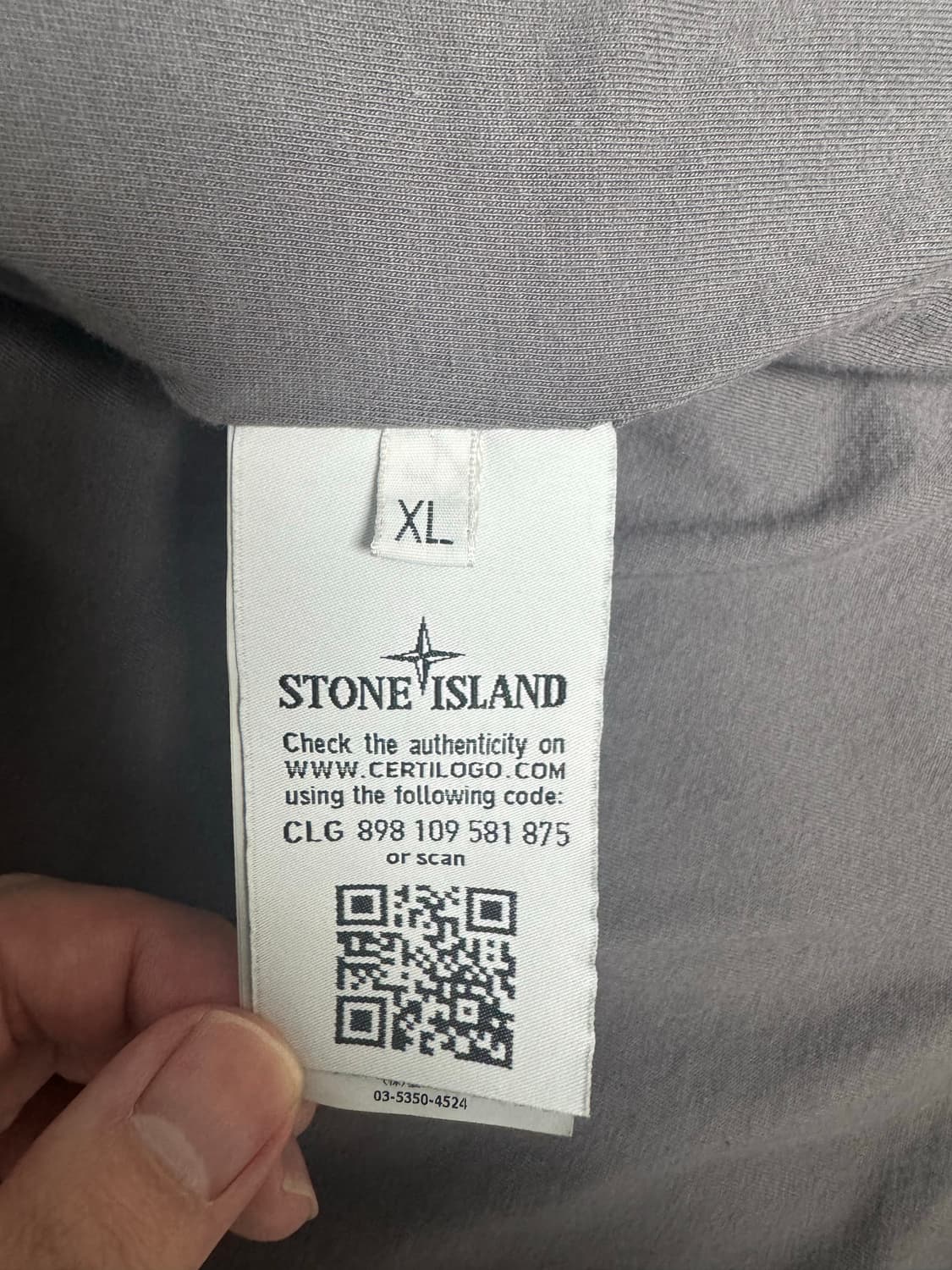 [XL] 17fw 스톤아일랜드 나일론메탈셔츠 그레이 상품이미지5